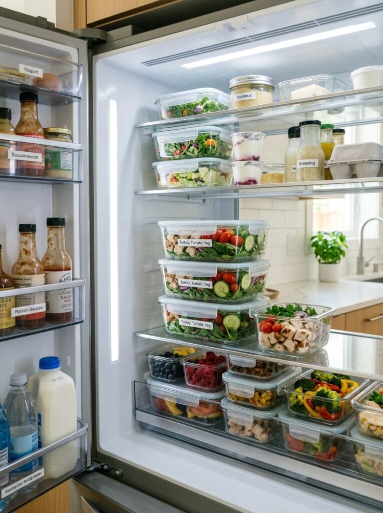 High Protein Turkey Tomato Cucumber Protein Plate 16 Food storage containers protein … 202605181313