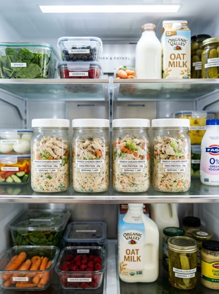 high protein ranch chicken snack jars: Ultimate Protein-Packed Recipe 16 Food storage containers with chi… 202605061454