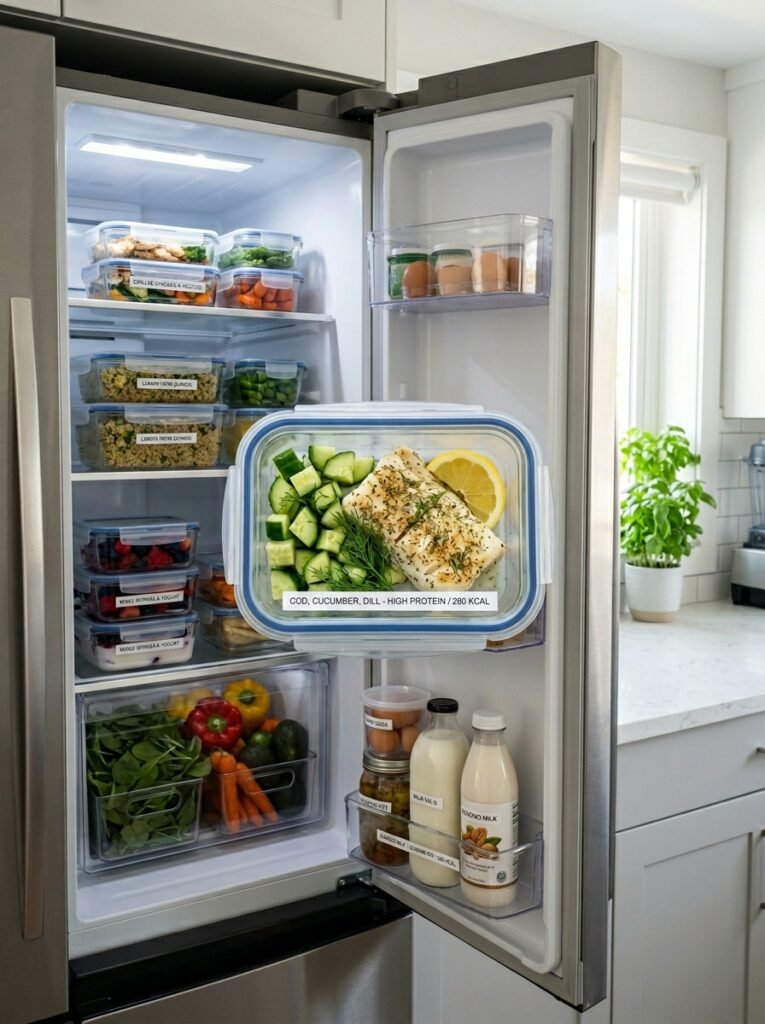 Food storage containers with cod 202605071703
