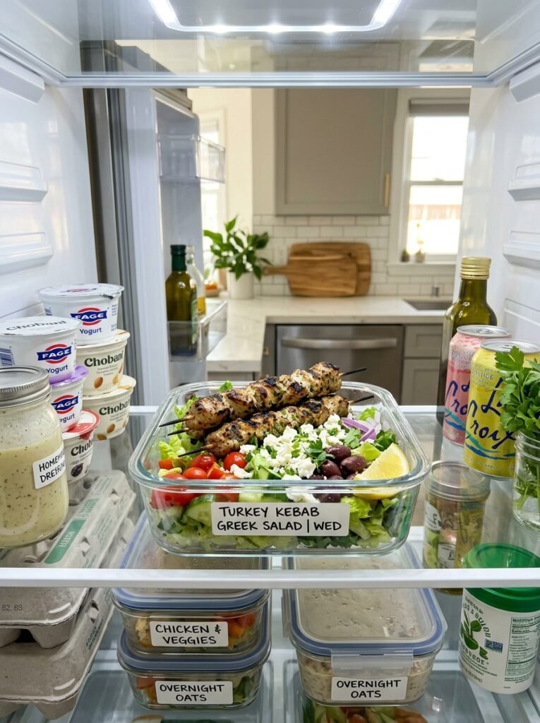 Food storage containers with kebab 202605202257