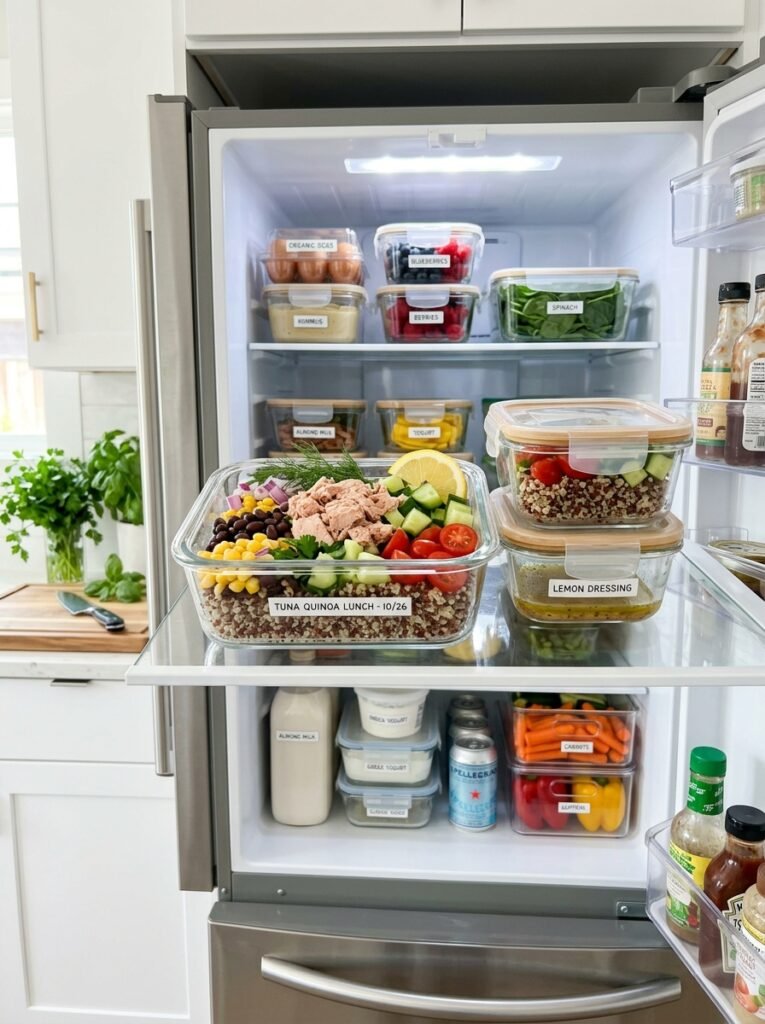 Food storage containers with tuna 202605061510