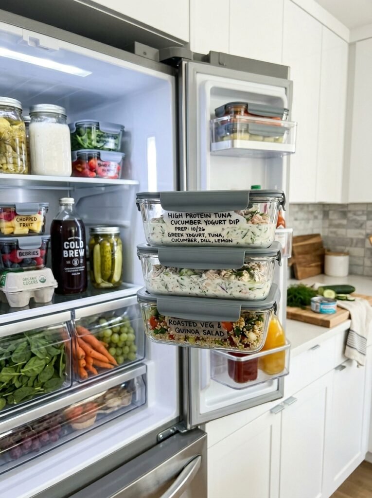 high protein tuna cucumber yogurt lunch dip 16 Food storage containers with tuna 202605212126