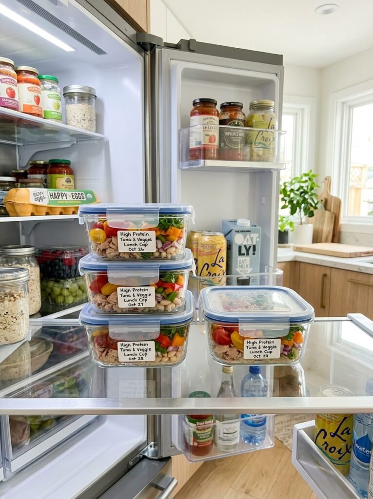 High Protein Tuna Tomato Bell Pepper Lunch Cups 16 Food storage cups lunch 202605311337