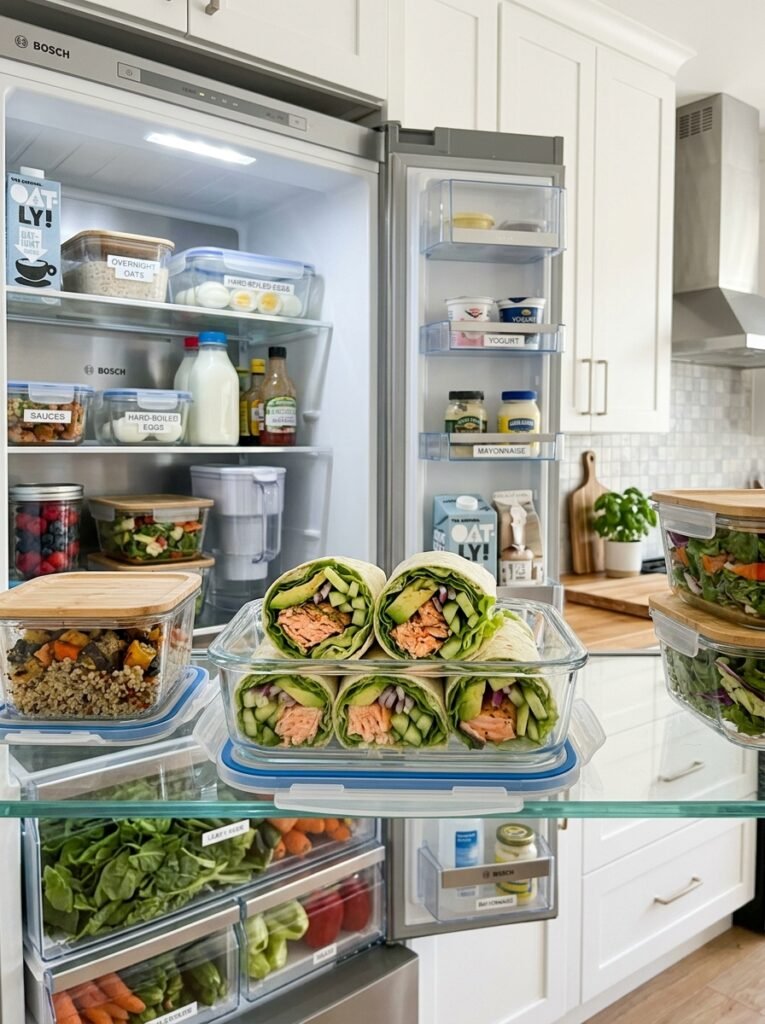 high protein salmon avocado cucumber lettuce wraps: A Fresh and Flavorful Homemade Recipe 16 Food storage salmon wraps kitchen 202606041430