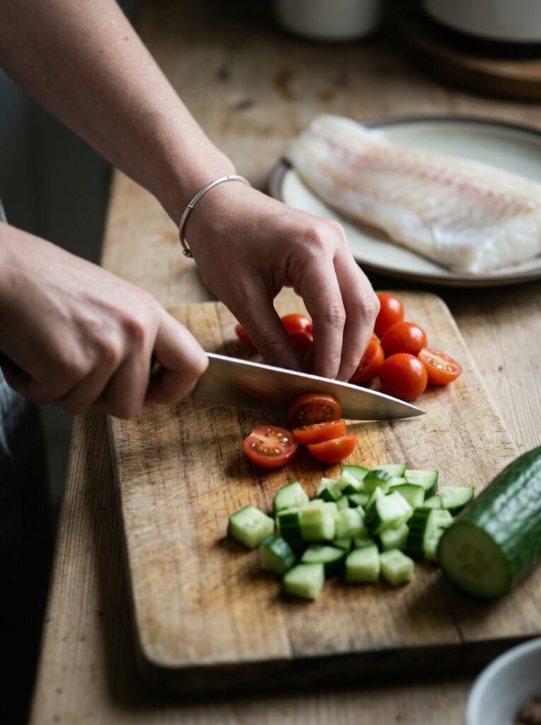 High Protein Grilled Cod Tomato Cucumber Plate: A Complete Recipe Guide 14 Grilled cod tomato cucumber plate 202605051345