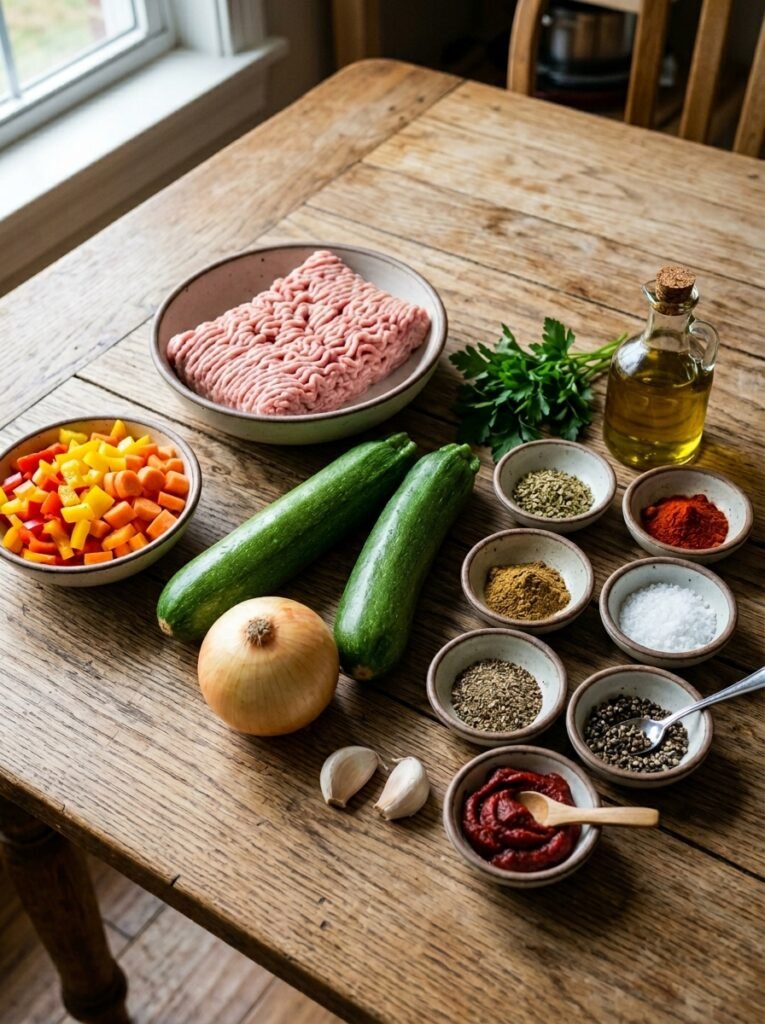 Ground turkey zucchini skillet i… 202605031351