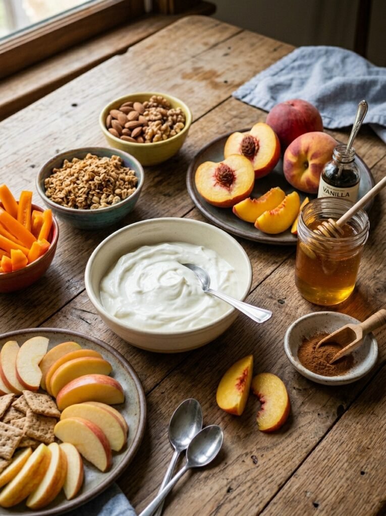 high protein greek yogurt peach dip 13 Ingredients for greek yogurt dip 202605091352