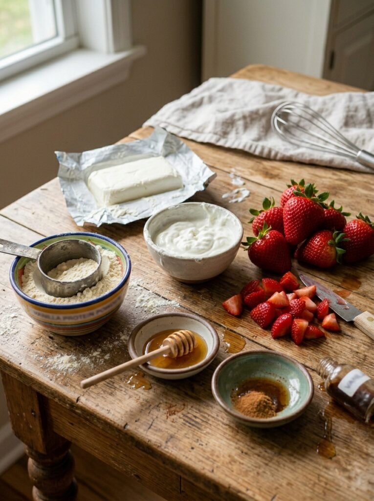 Ingredients for strawberry chees… 202606071340