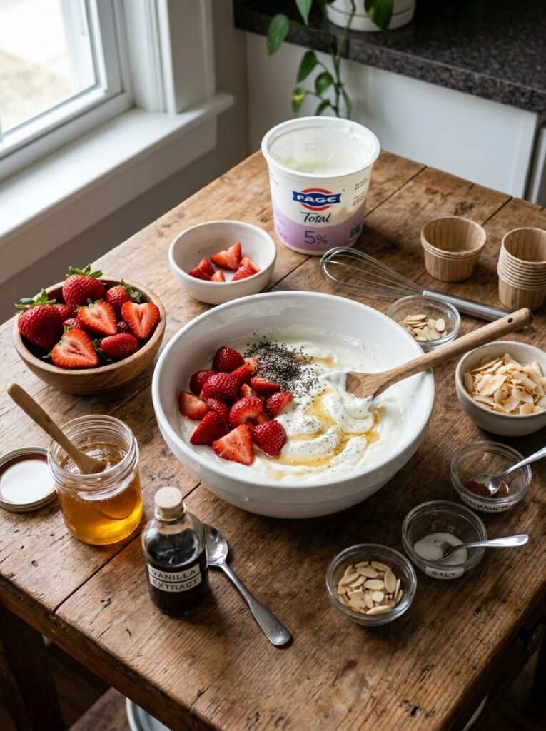 Ingredients for strawberry yogur… 202605031231