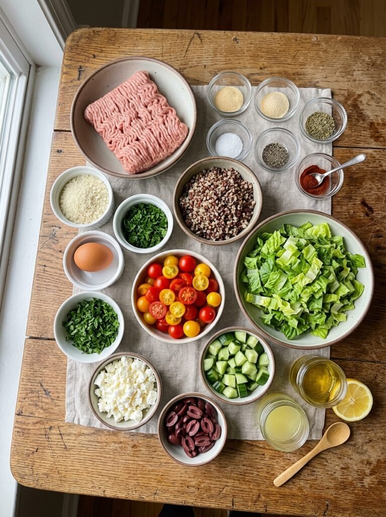 Easy High Protein Turkey Meatball Salad Bowls 13 Ingredients for turkey meatball … 202605102050