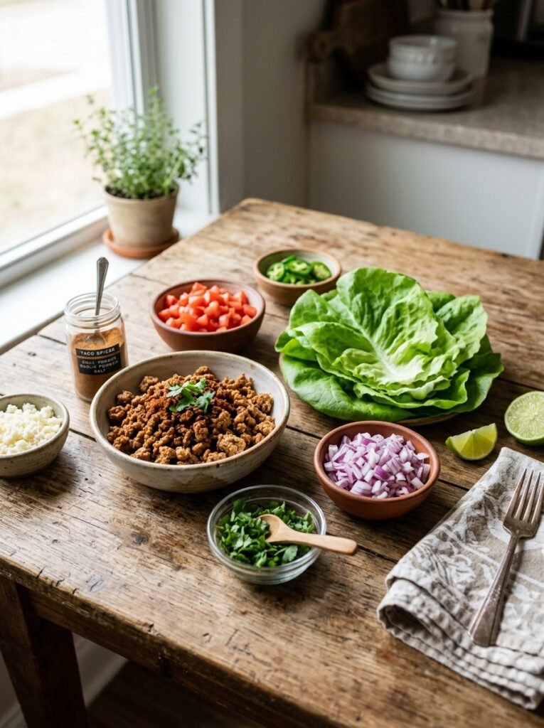 Ingredients for turkey taco lett… 202605202345