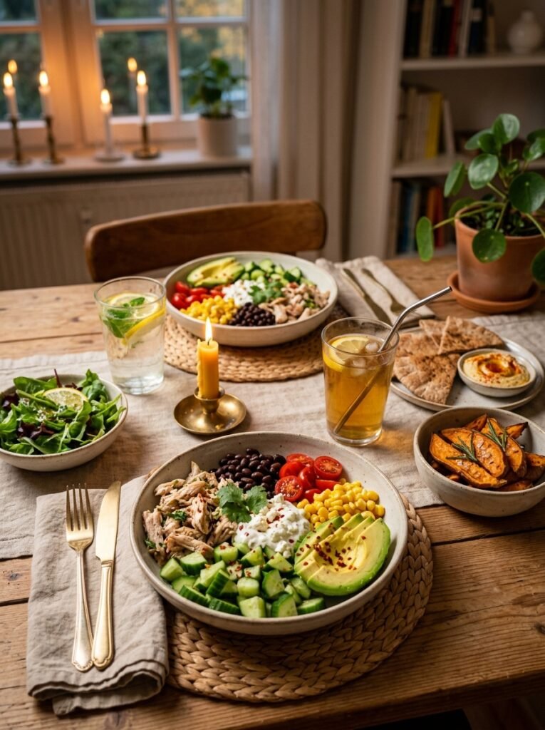 Rotisserie chicken cucumber bowls 202605021422