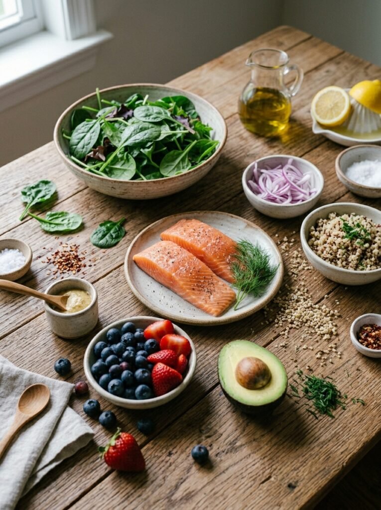 Salmon berry spinach lunch salad 202605202305 2