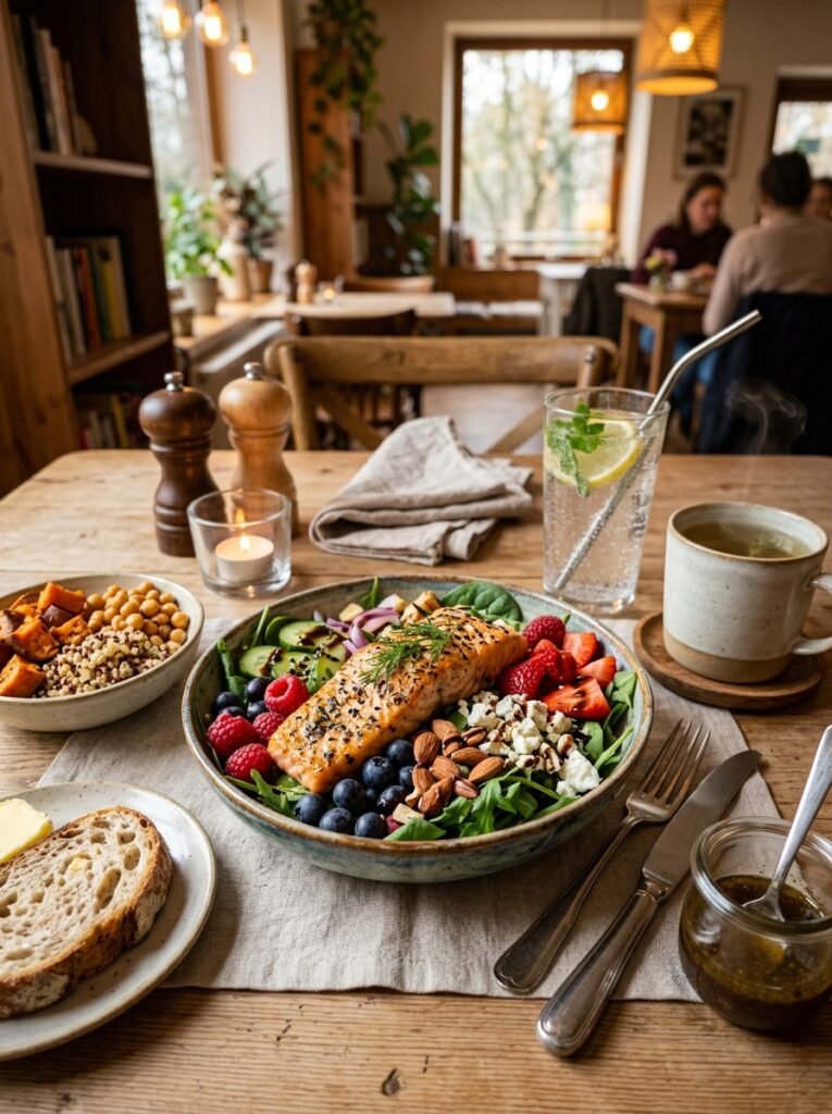 Salmon berry spinach lunch salad 202605202305 3