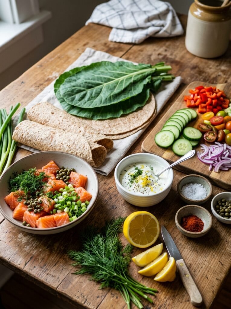 High Protein Salmon Cucumber Dill Lunch Wraps 13 Salmon cucumber dill lunch wraps 202605141509