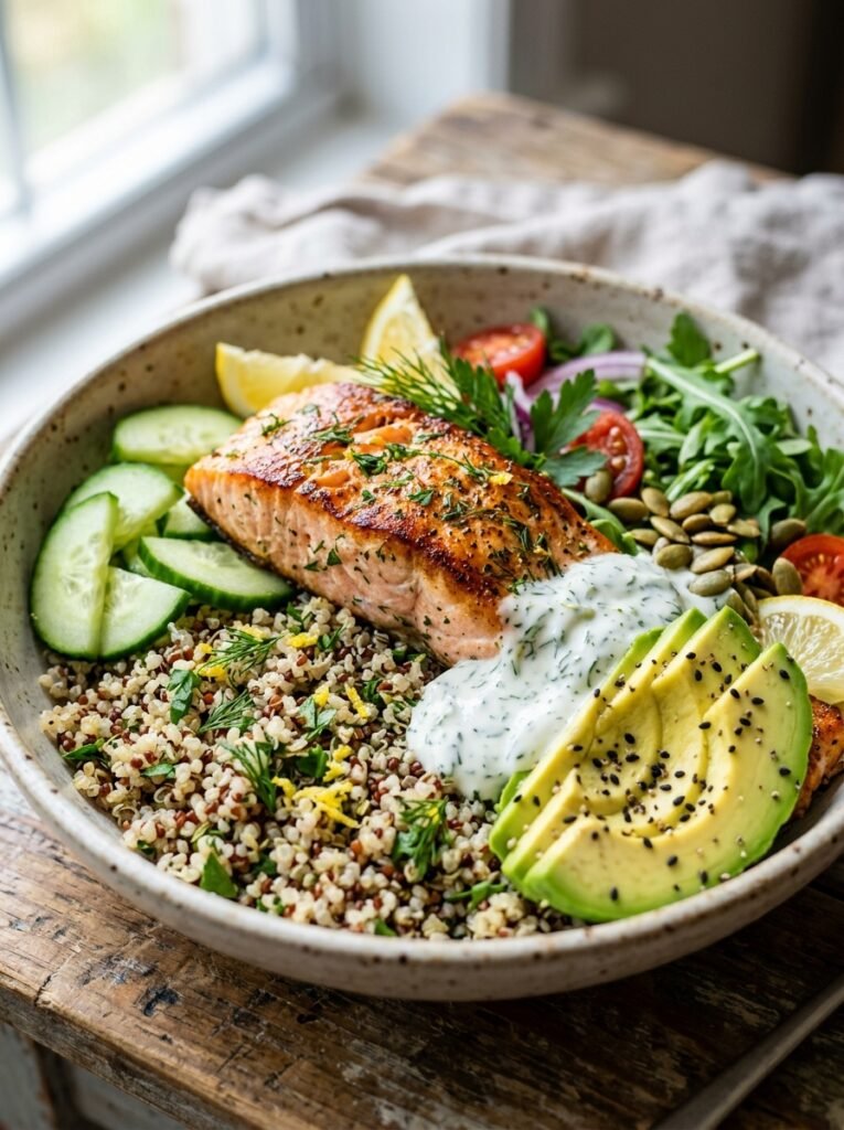 Easy High Protein Salmon Cucumber Power Plate 12 Salmon cucumber power plate 202605051410 1