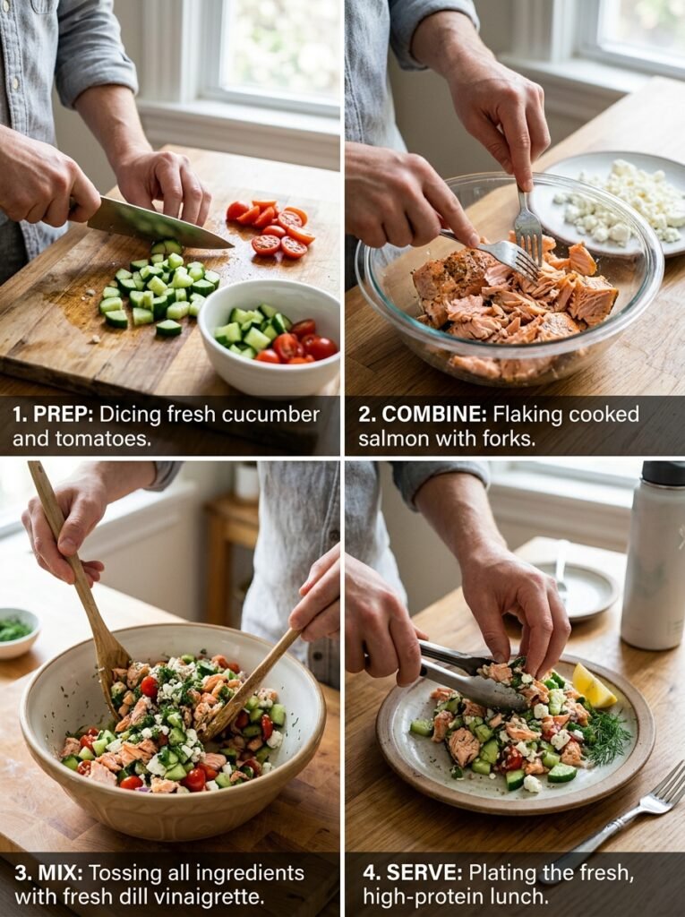 High Protein Salmon Feta Cucumber Lunch Plate: A Complete Homemade Recipe 14 Salmon feta cucumber lunch plate 202606061613 2