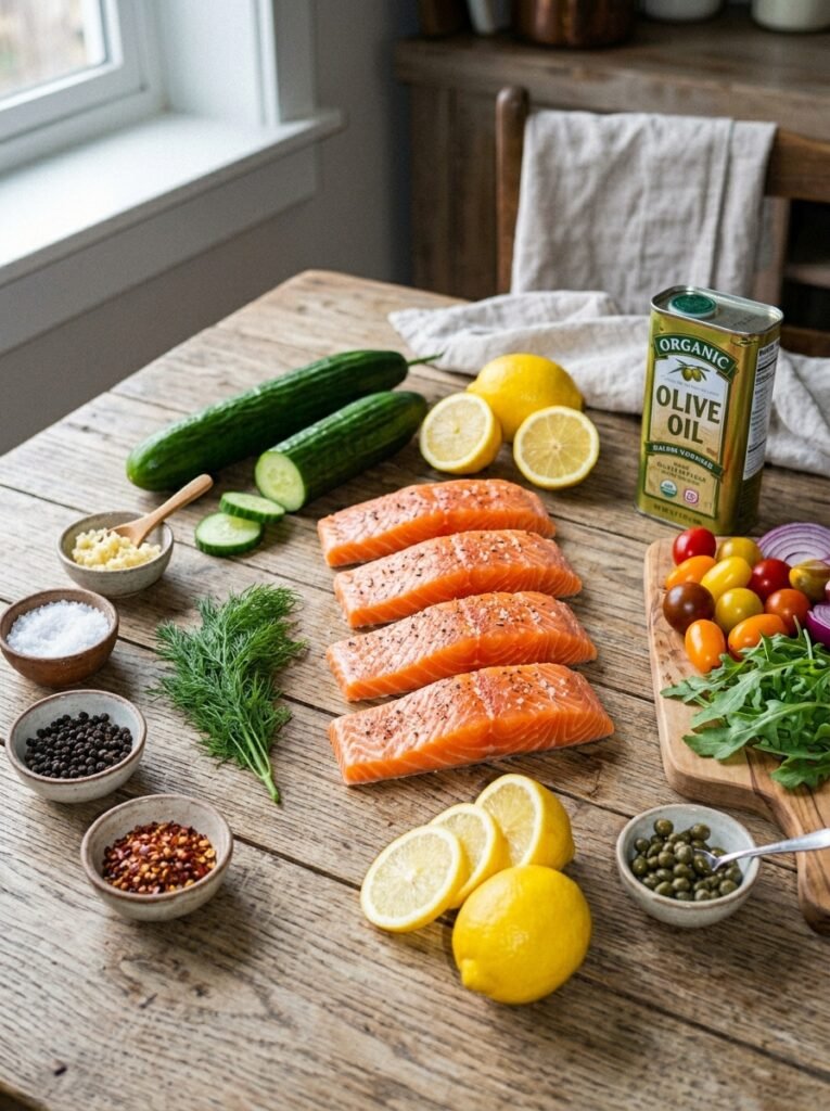 High Protein Salmon Lemon Dill Cucumber Plate: A Fresh, Flavor-Packed Healthy Recipe 13 Salmon lemon dill cucumber plate 202605230009 1