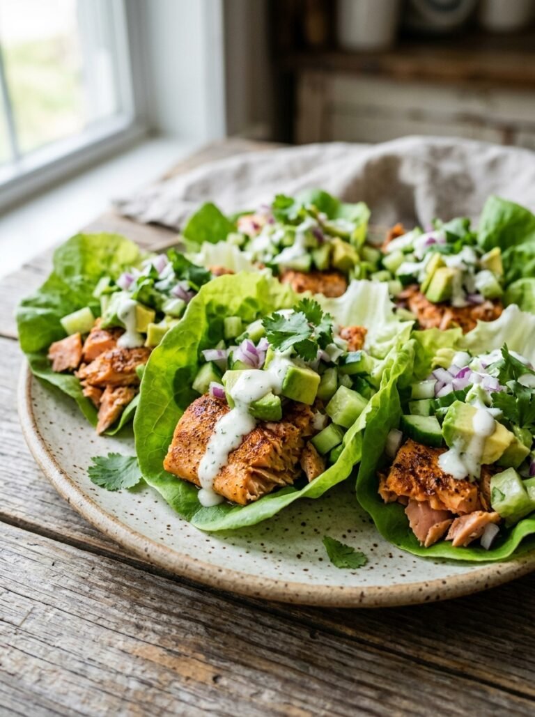 High Protein Salmon Lettuce Taco Lunch Cups 17 Salmon lettuce taco lunch cups 202606031544