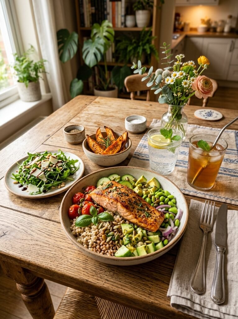 Salmon tomato basil lunch bowl 202605240027 3
