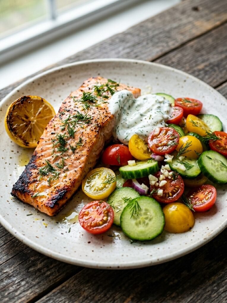 Easy High Protein Salmon Tomato Cucumber Plate: A Complete Guide 12 Salmon tomato cucumber plate 202605151924