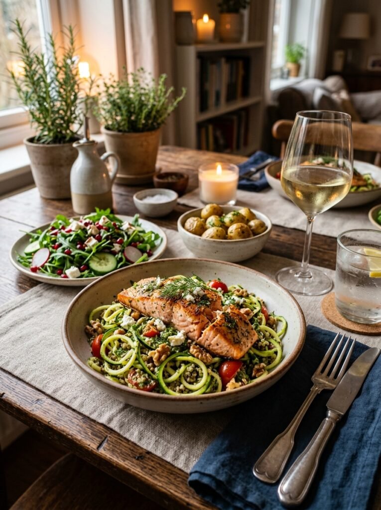 High Protein Salmon Zucchini Ribbon Dinner Bowl: Easy & Healthy Recipe 15 Salmon zucchini ribbon dinner bowl 202605081706