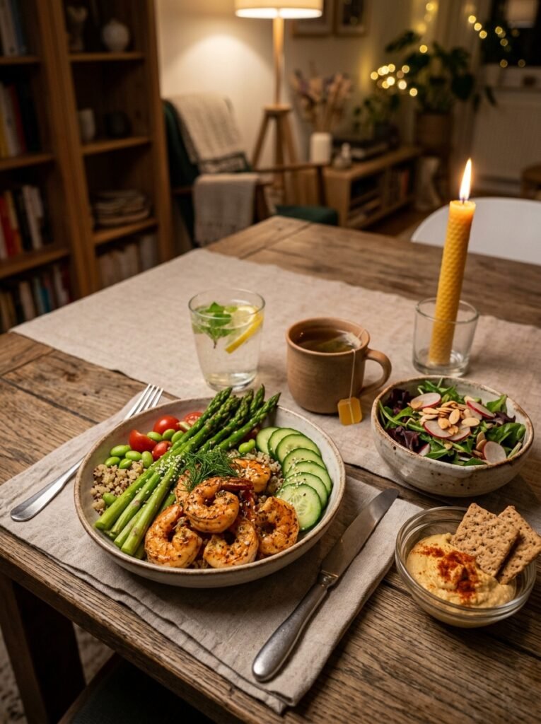 high protein low calorie shrimp asparagus cucumber bowl 15 Shrimp asparagus cucumber bowl 202605102042 1