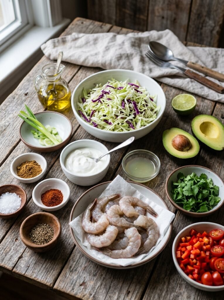 high protein shrimp avocado cabbage slaw bowl 2 Shrimp avocado cabbage slaw bowl 202605240017 1