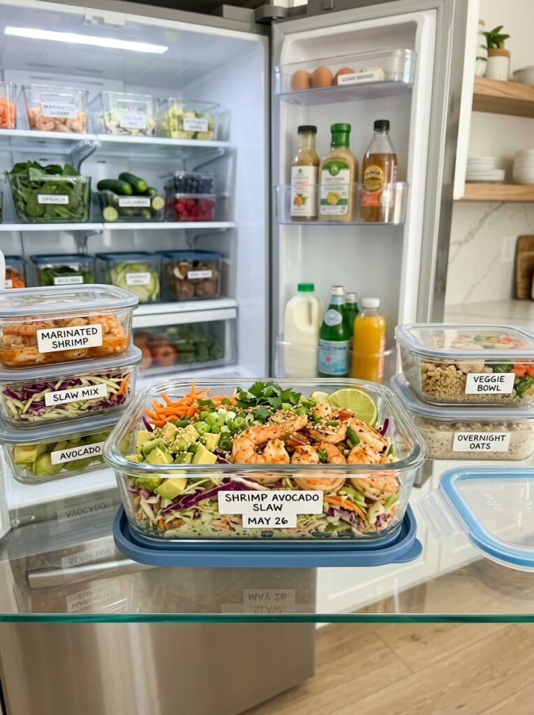 high protein shrimp avocado cabbage slaw bowl 5 Shrimp avocado cabbage slaw bowl 202605240018