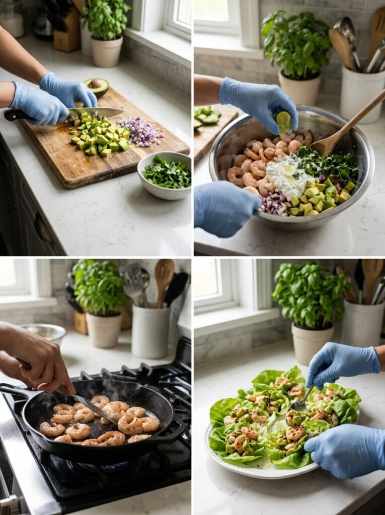 High Protein Shrimp Avocado Lettuce Bites 14 Shrimp avocado lettuce bites coo… 202605131447