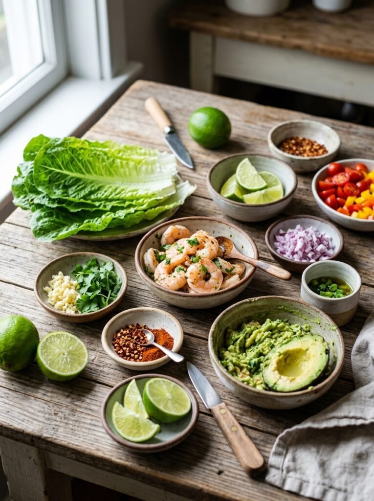 High Protein Shrimp Avocado Lettuce Bites 13 Shrimp avocado lettuce bites ing… 202605131447