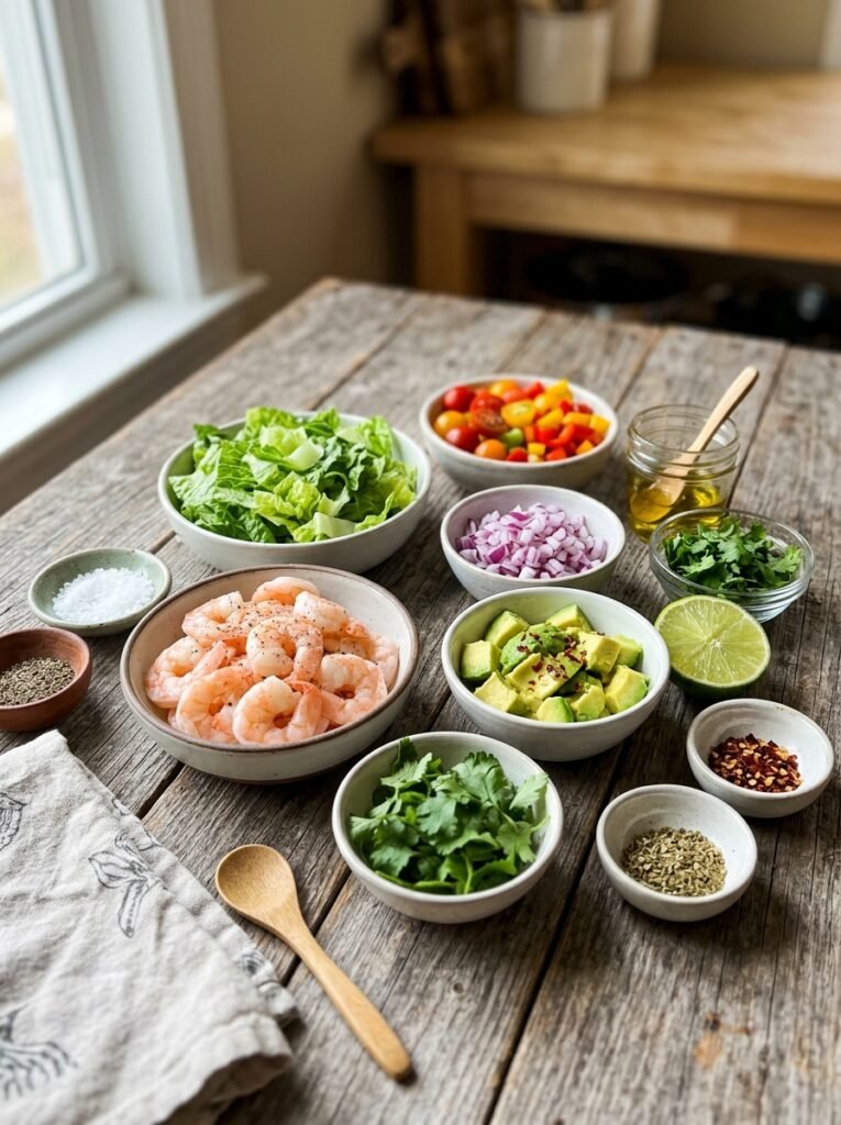 high protein shrimp avocado lettuce lunch cups 13 Shrimp avocado lettuce lunch cups 202605242304 1