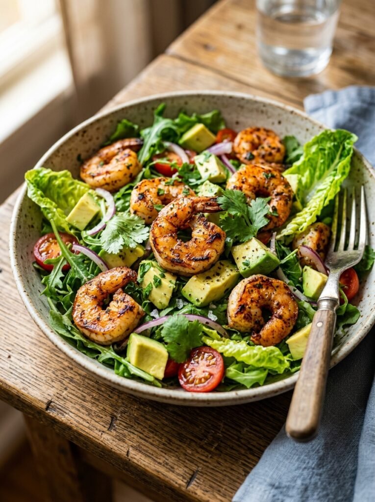 High Protein Low Calorie Shrimp Avocado Lettuce Plate 12 Shrimp avocado lettuce plate 202606061534 2