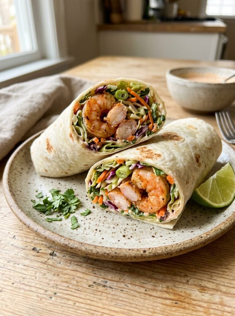 Shrimp cabbage slaw wraps 202605212152
