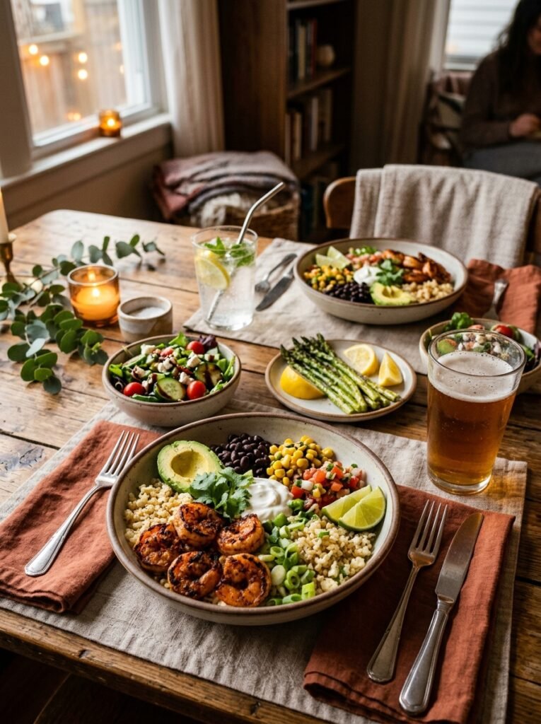 easy high protein shrimp cauliflower rice bowls 15 Shrimp cauliflower rice bowls 202605061514