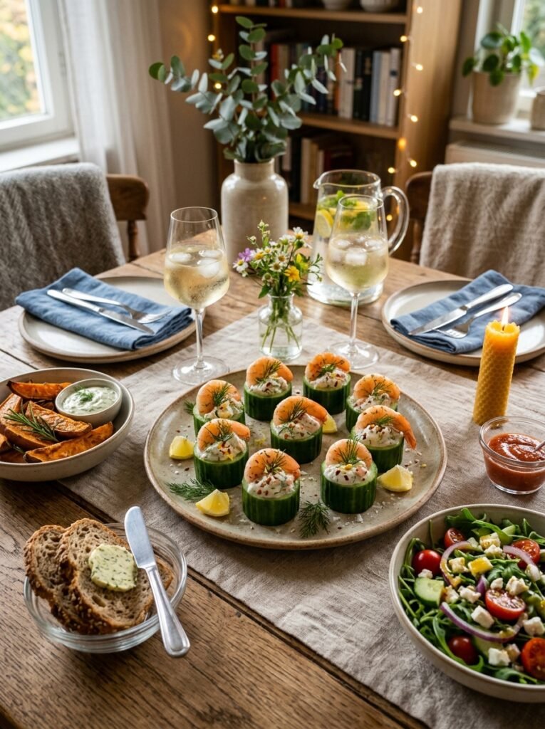 high protein shrimp cocktail cucumber cups: A Low-Carb Appetizer 15 Shrimp cocktail cucumber cups 202605202318 1