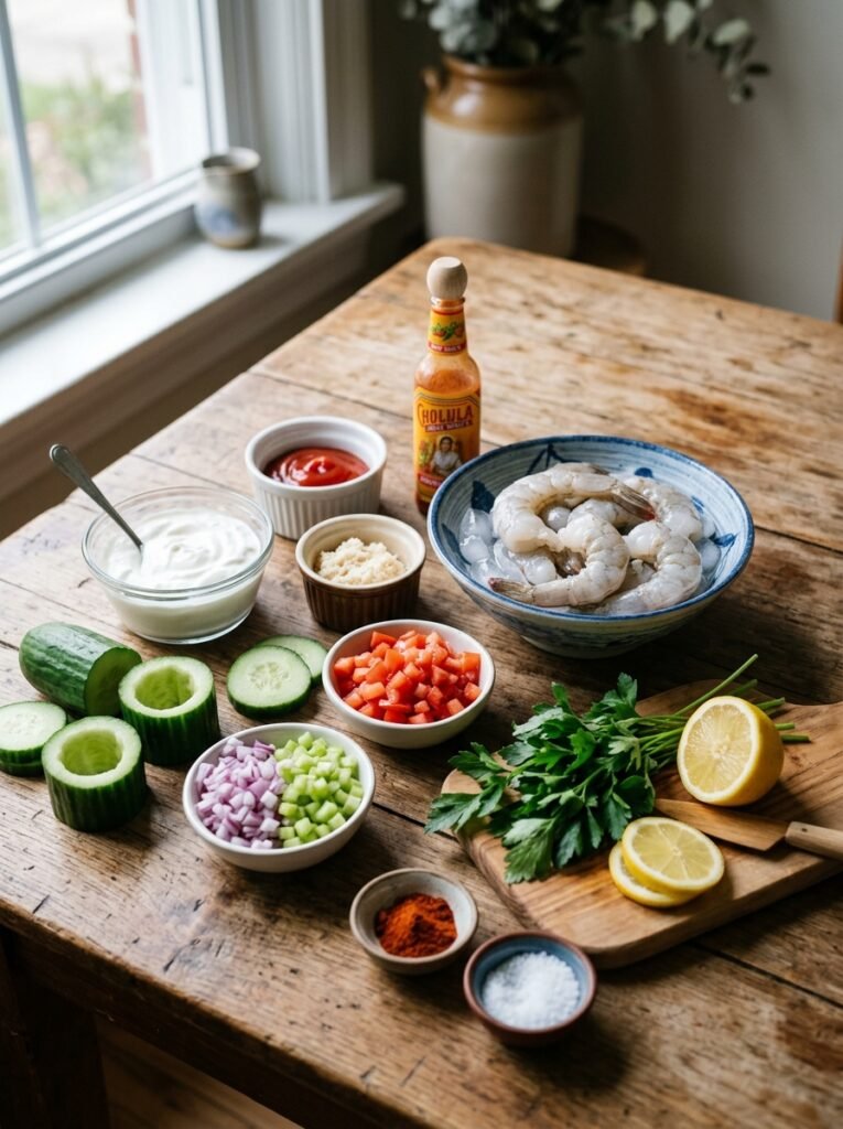 high protein shrimp cocktail cucumber cups: A Low-Carb Appetizer 13 Shrimp cocktail ingredients on t… 202605202318