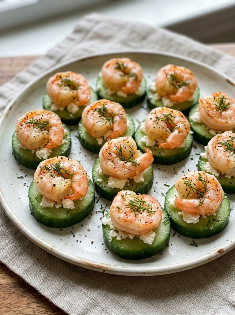 Shrimp cucumber feta bites 202606021346