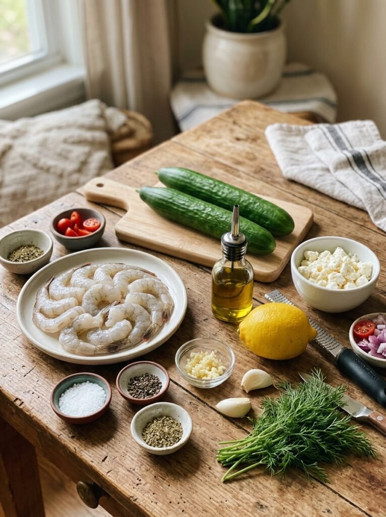 Shrimp cucumber feta bites ingre… 202606021346