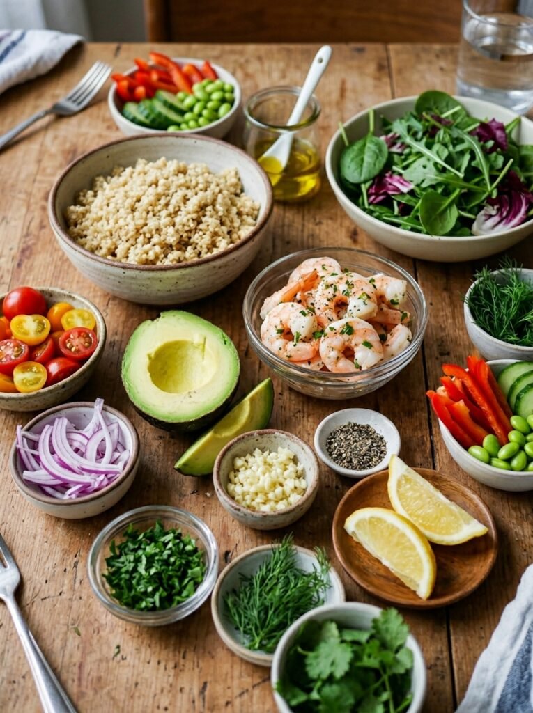 High Protein Shrimp Lemon Avocado Lunch Bowl 13 Shrimp lemon avocado lunch bowl 202605092306 1