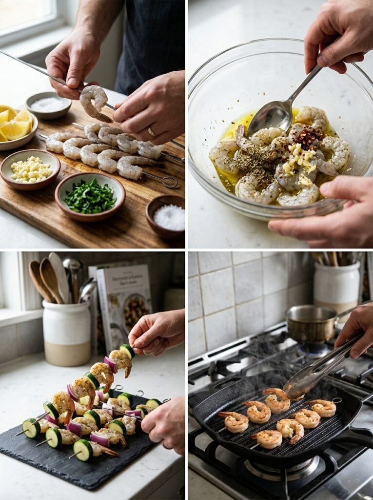high protein shrimp lemon herb dinner skewers 14 Shrimp lemon herb dinner skewers 202605301328 2