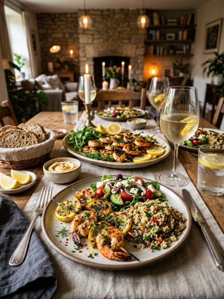 high protein shrimp lemon herb dinner skewers 15 Shrimp lemon herb dinner skewers 202605301329