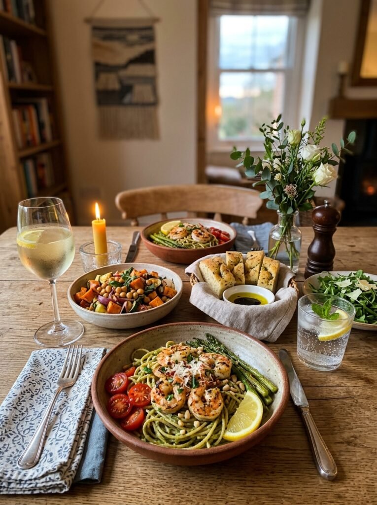Easy High Protein Shrimp Lemon Pesto Bowls 15 Shrimp lemon pesto bowls setup 202605092237