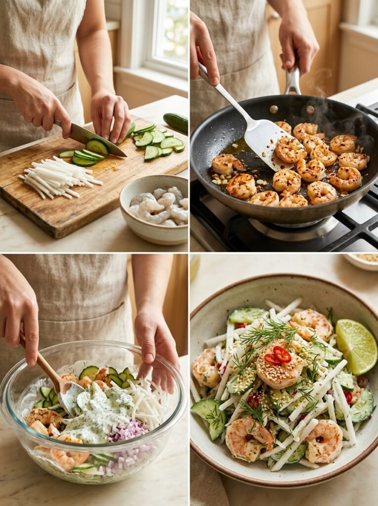 High Protein Low Calorie Shrimp Radish Cucumber Salad: A Complete Recipe Guide 14 Shrimp radish cucumber salad pro… 202605311314