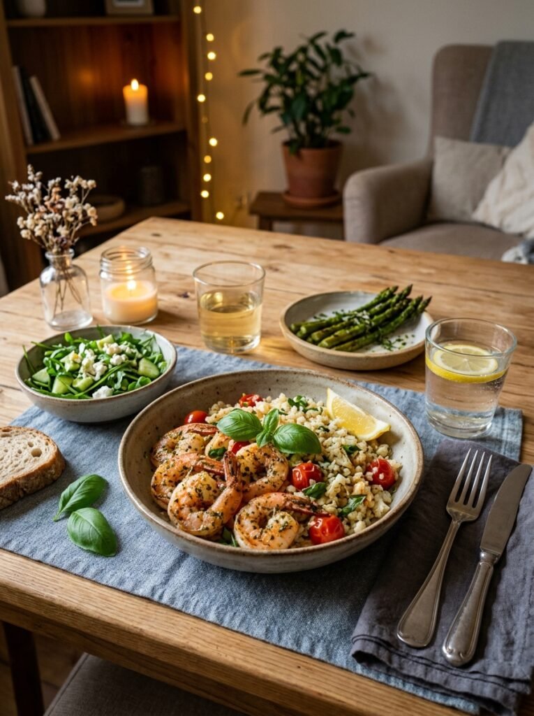 high protein shrimp tomato basil cauliflower rice 15 Shrimp tomato basil cauliflower … 202606111319 1