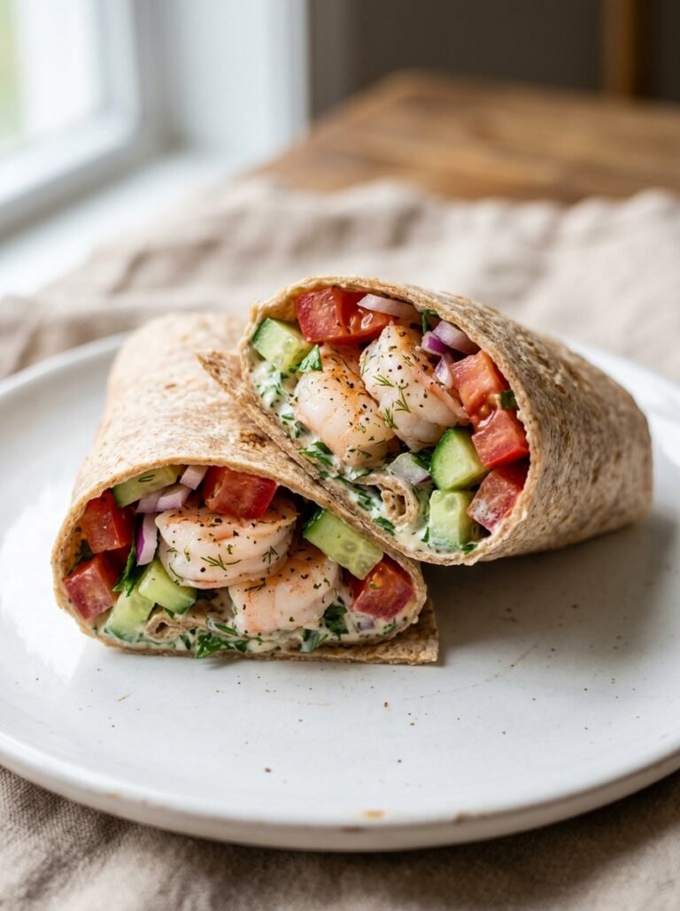 Easy High Protein Shrimp Tomato Cucumber Wraps 17 Shrimp tomato cucumber wraps 202605281532