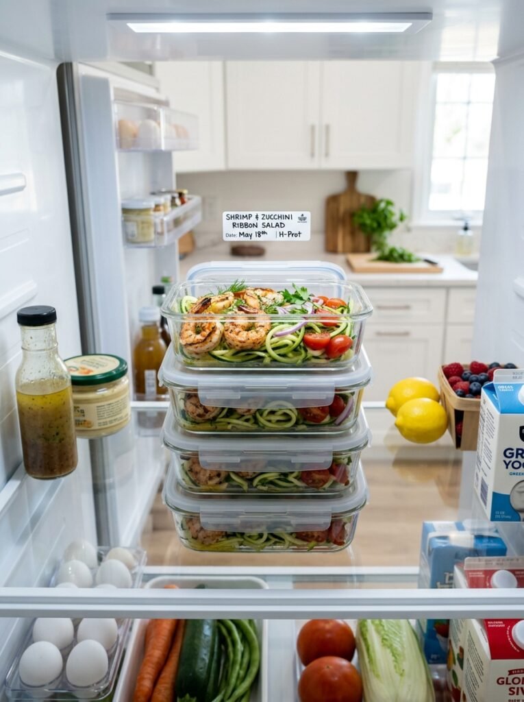 High Protein Shrimp Zucchini Ribbon Lunch Salad 16 Shrimp zucchini ribbon lunch salad 202606021334