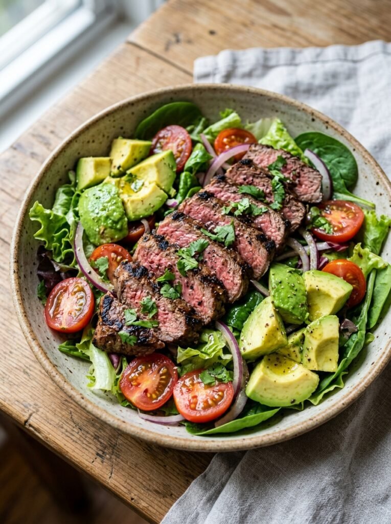Steak avocado tomato salad 202605071657