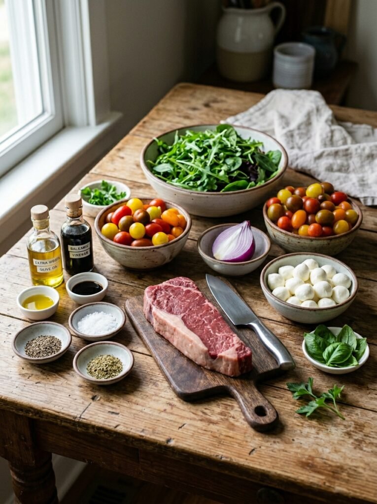 Steak tomato mozzarella protein … 202606061513 1