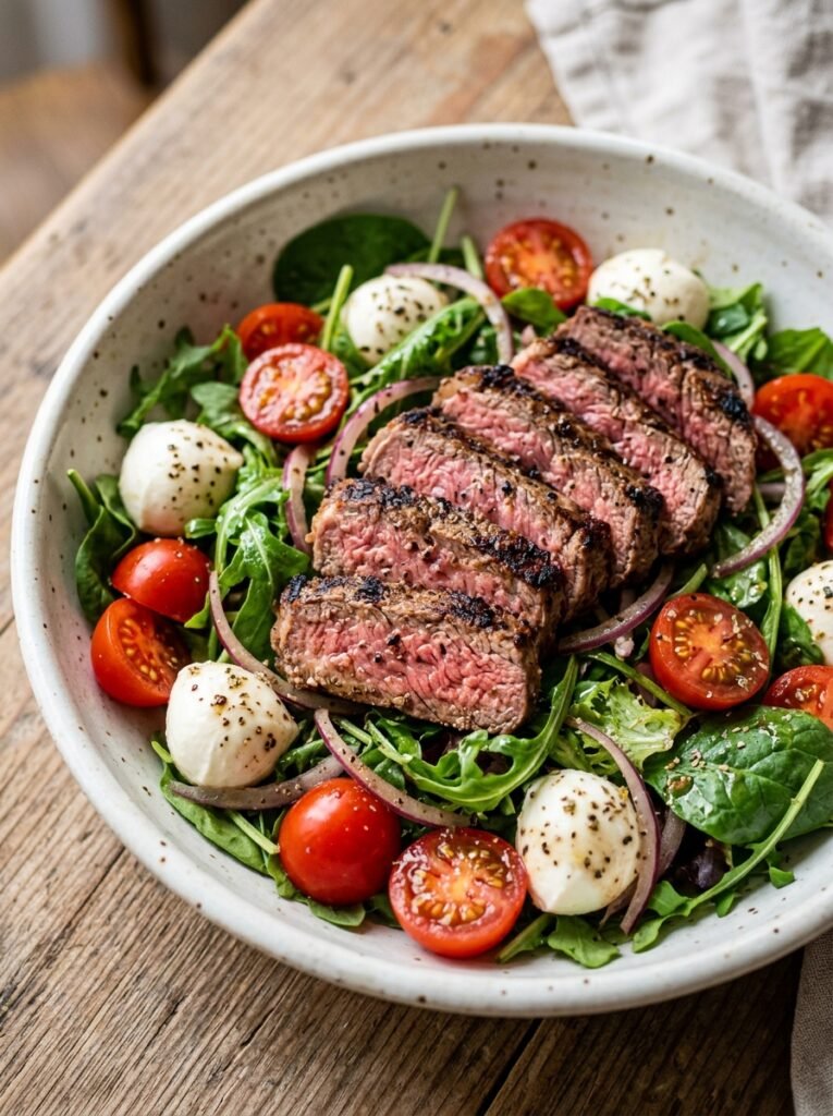 Steak tomato mozzarella salad 202606061513